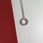 [Luxe]LOVE NECKLACE ADJUSTABLE SILVER