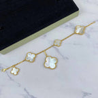 [Luxe]MAGIC CLOVER MOP GOLD BRACELET 5 MOTIFS
