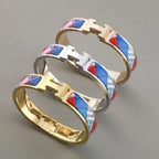 [Luxe]H BRACELET DOTTED BORDER 12MM