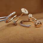 [Luxe Jewelry]JUSTE FULL DIAMOND SMALL EARRINGS