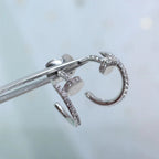 [Luxe Jewelry]JUSTE FULL DIAMOND SMALL EARRINGS