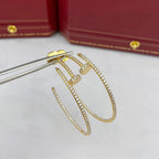 [Luxe Jewelry]JUSTE FULL DIAMOND LARGE EARRINGS