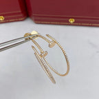 [Luxe Jewelry]JUSTE FULL DIAMOND LARGE EARRINGS