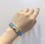 [Luxe]H クラウド ブルー ブレスレット ゴールド ダイヤモンド