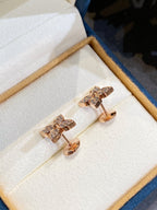 [Luxe]Boucles d'oreilles étoile diamant