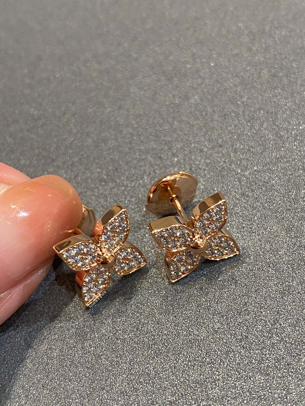 [Luxe]Boucles d'oreilles étoile diamant
