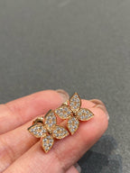 [Luxe]Boucles d'oreilles étoile diamant