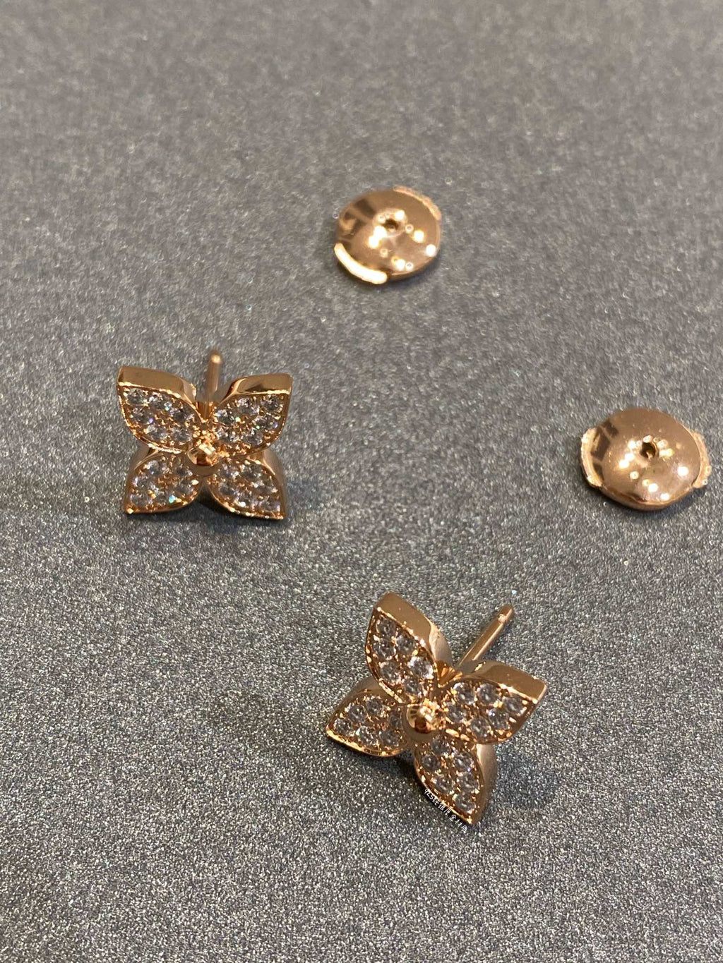 [Luxe]Boucles d'oreilles étoile diamant