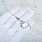 [Luxe]Collier pendentif amule en argent