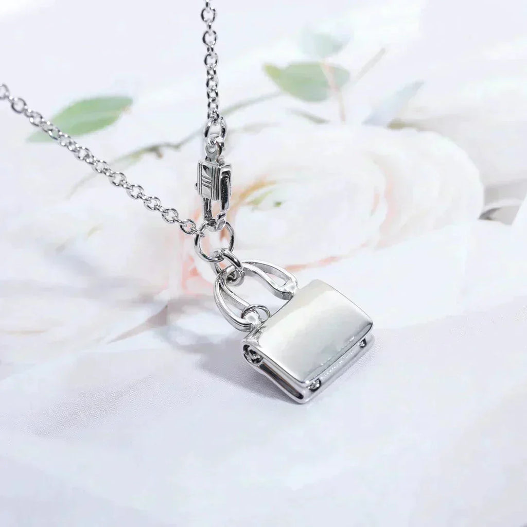 [Luxe]Collier pendentif amule en argent