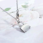 [Luxe]Collier pendentif amule en argent
