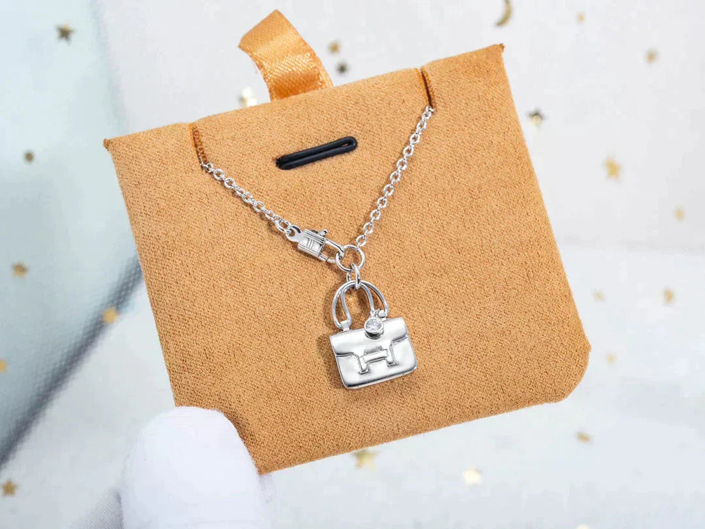 [Luxe]Collier pendentif amule en argent