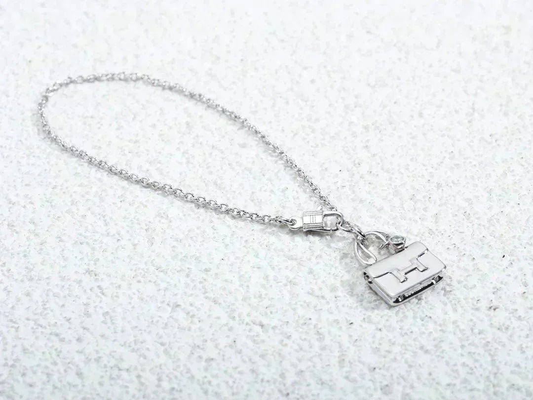 [Luxe]Collier pendentif amule en argent
