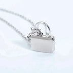 [Luxe]Collier pendentif amule en argent