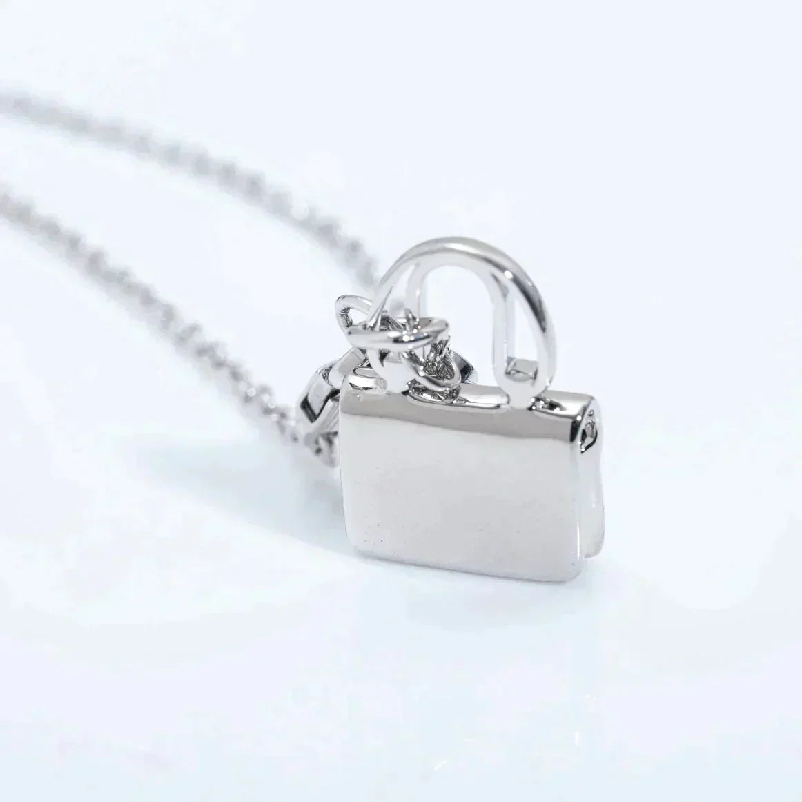 [Luxe]Collier pendentif amule en argent