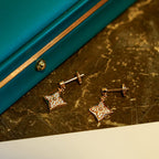 [Luxe]スターダイヤモンドイヤリングゴールド
