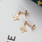 [Luxe]Boucles d'oreilles étoiles en or