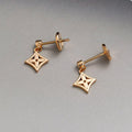 [Luxe]Boucles d'oreilles étoiles en or