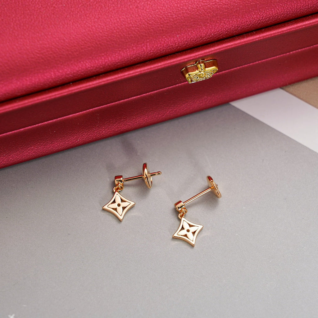 [Luxe]Boucles d'oreilles étoiles en or