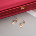[Luxe]Boucles d'oreilles étoiles en or