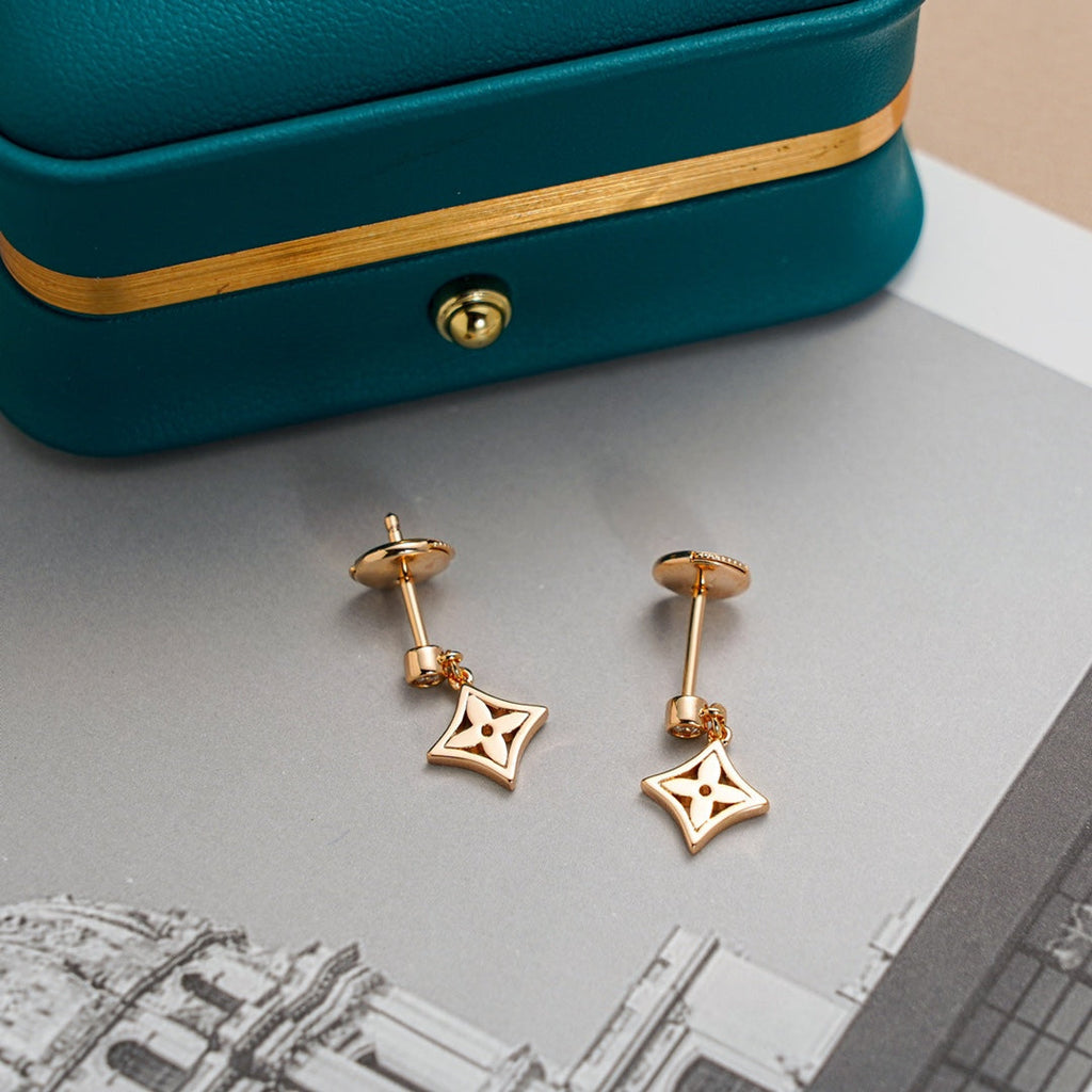 [Luxe]Boucles d'oreilles étoiles en or
