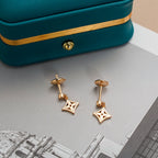 [Luxe]Boucles d'oreilles étoiles en or