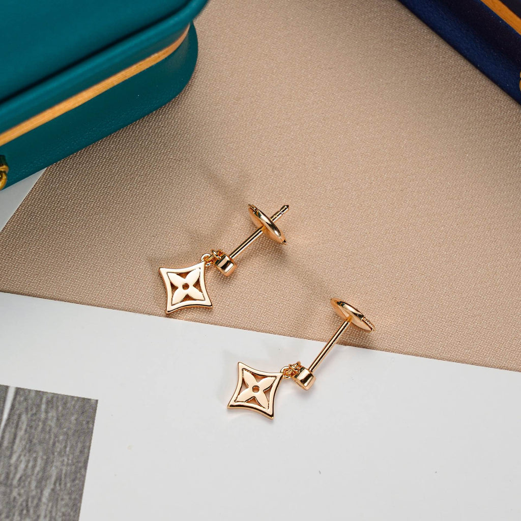 [Luxe]Boucles d'oreilles étoiles en or
