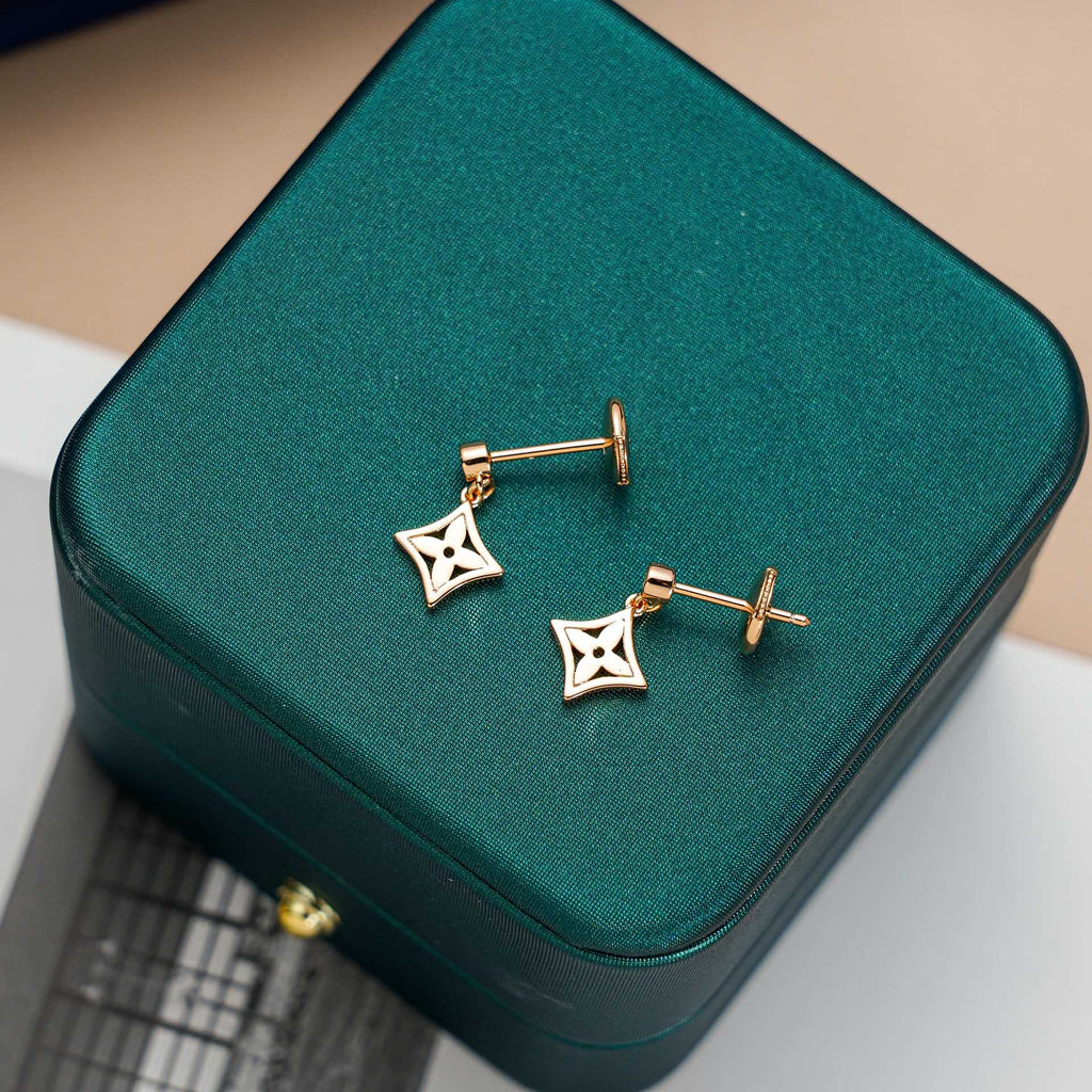 [Luxe]Boucles d'oreilles étoiles en or
