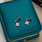 [Luxe]Boucles d'oreilles étoiles en or