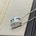 [Luxe]POP H ライトブルーネックレス