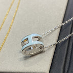 [Luxe]POP H ライトブルーネックレス