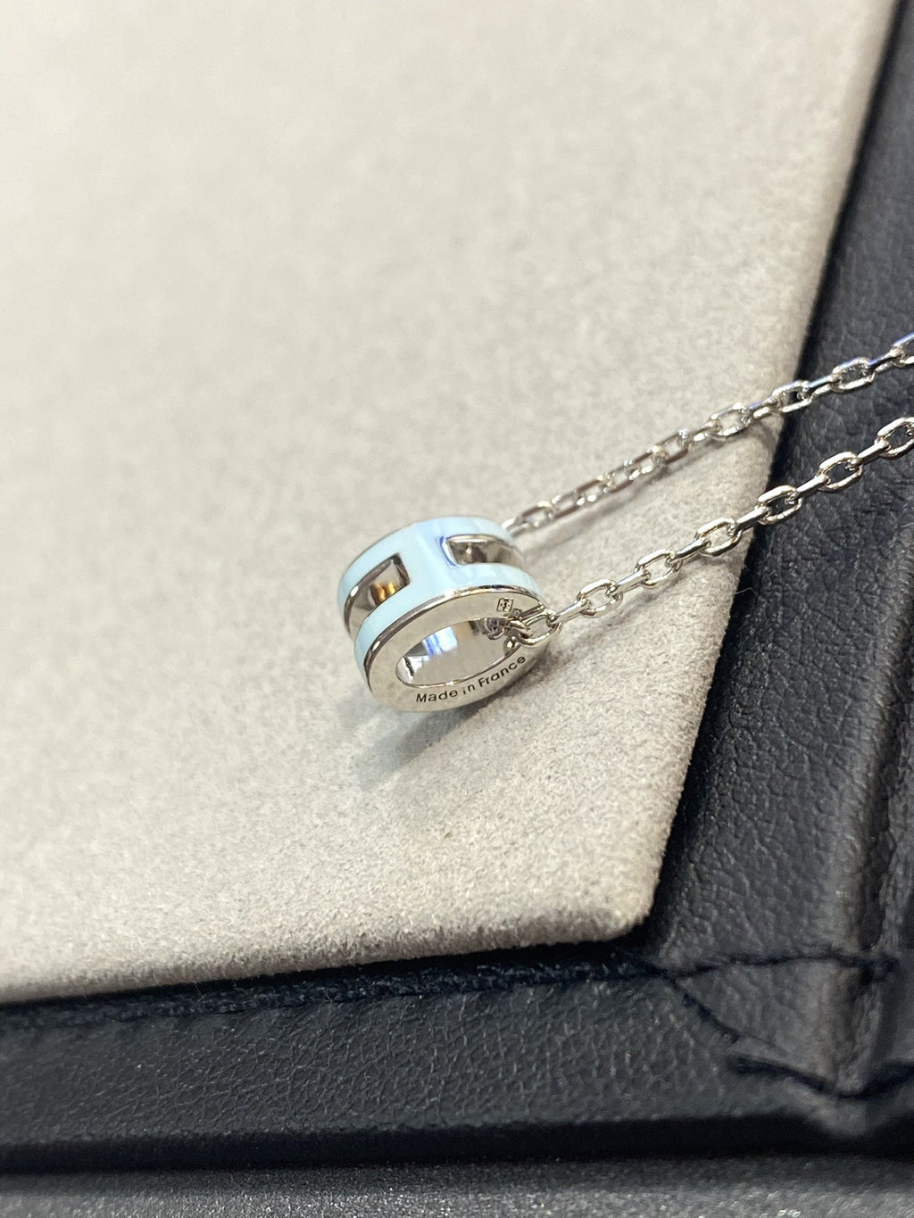 [Luxe]POP H ライトブルーネックレス