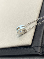 [Luxe]POP H ライトブルーネックレス