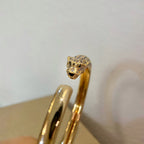 [Luxe]PANTHERE GOLD DIAMOND OPEN BRACELET