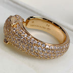 [Luxe]PANTHERE PINK GOLD DIAMOND RING