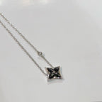 [Luxe]スターブラックモップネックレス