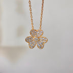 [Luxe]FLOWER DIAMOND NECKLACE
