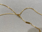 [Luxe]CLOVER 25MM NECKLACE GOLD CARNELIAN