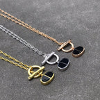 [Luxe]チェーン ヴェルソ ブラック セラミック ネックレス