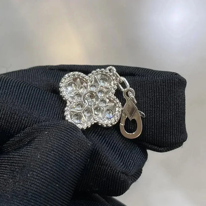 [Luxe] CLOVER 5 MOTIF FULL DIAMOND BRACELET COLLECTION