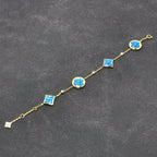 [Luxe]STAR AND SUN TURQUOISE 4 MOTIFS 3 DIAMONDS