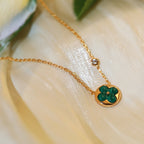 [Luxe] COLLIER PENDENTIF SOLEIL EN OR ROSE 1 DIAMANT
