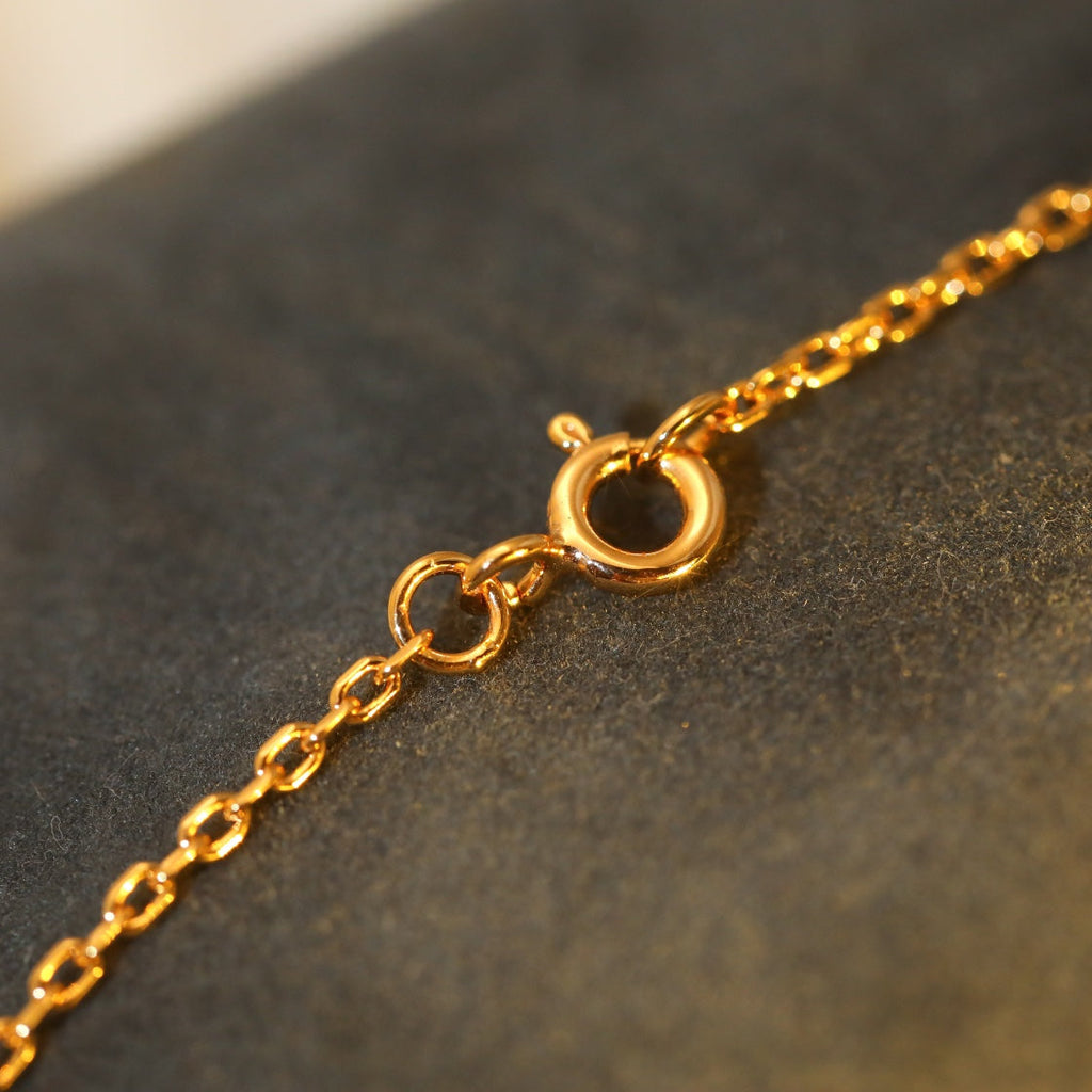 [Luxe] COLLIER PENDENTIF SOLEIL EN OR ROSE 1 DIAMANT