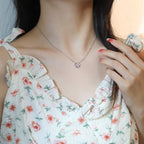 [Luxe] COLLIER PENDENTIF SOLEIL EN OR ROSE 1 DIAMANT