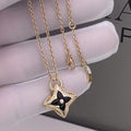 [Luxe]スターペンダント ピンクゴールド ダイヤモンドネックレス