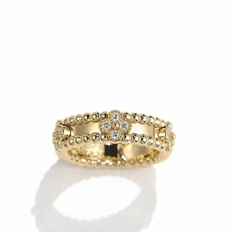 [Luxe]PERLEE GOLD DIAMOND RING