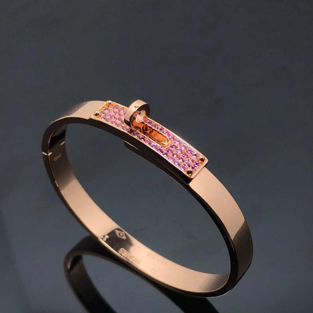 [Luxe]BRACELET KELLY DIAMANT ROSE