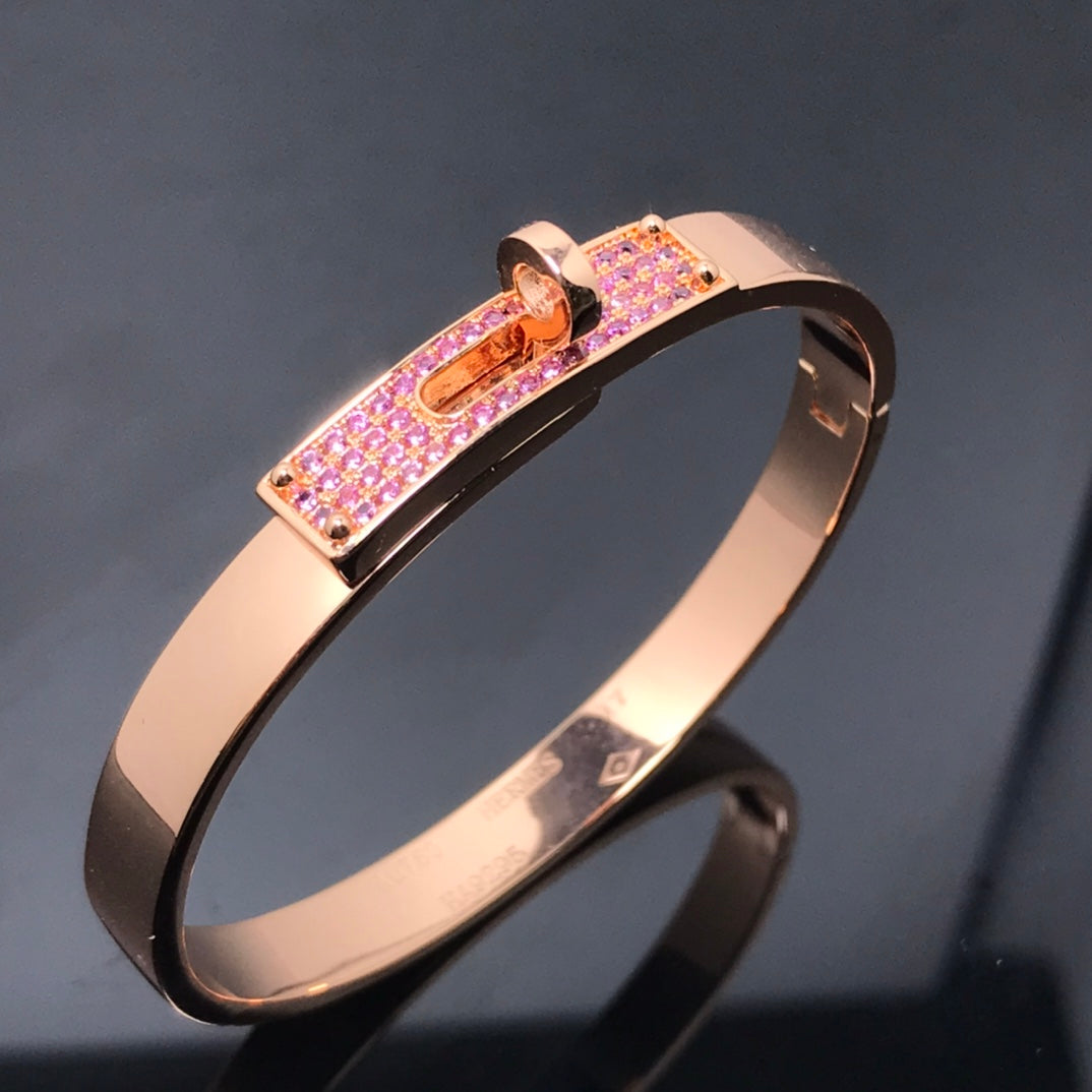 [Luxe]BRACELET KELLY DIAMANT ROSE