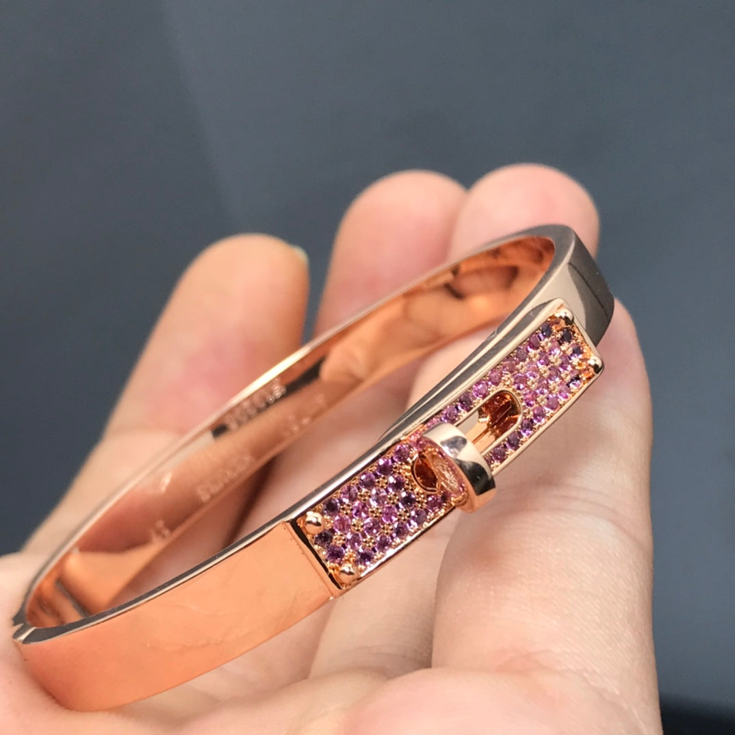 [Luxe]BRACELET KELLY DIAMANT ROSE