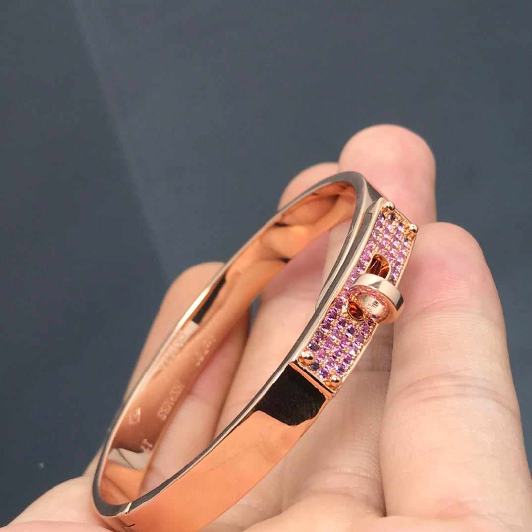 [Luxe]BRACELET KELLY DIAMANT ROSE